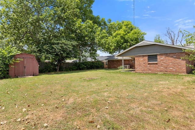 6 Utah Ave, Yukon, OK 73099 - view of yard featuring central AC
