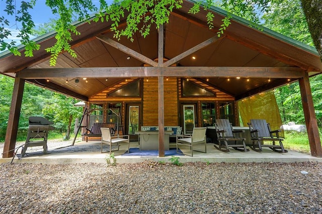 295 Orca Rd, Broken Bow, OK 74728 - view of patio