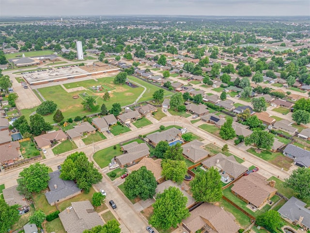 209 E Platt Dr, Yukon, OK 73099 - aerial view of property's location featuring nearby suburban area