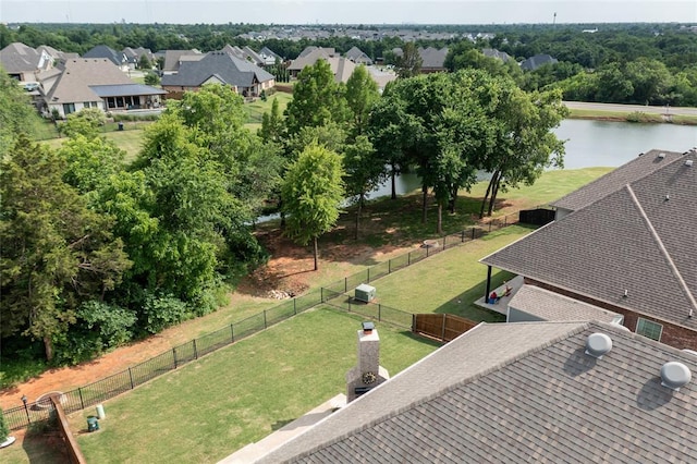 600 NW 186th St, Edmond, OK 73012 - aerial view of residential area featuring a large body of water
