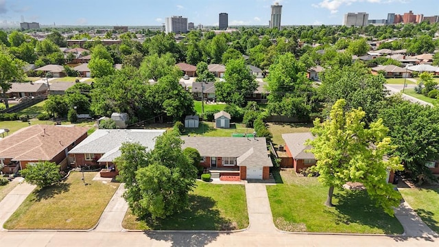 3032 NW 67th St, Oklahoma City, OK 73116 - aerial perspective of suburban area