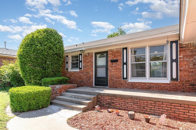 3032 NW 67th St, Oklahoma City, OK 73116 - view of exterior entry with brick siding