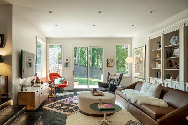 1917 Whispering Pines Cir, Norman, OK 73072 - living area with recessed lighting