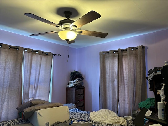 2508 N Cummings Dr, Oklahoma City, OK 73107 - bedroom with a ceiling fan