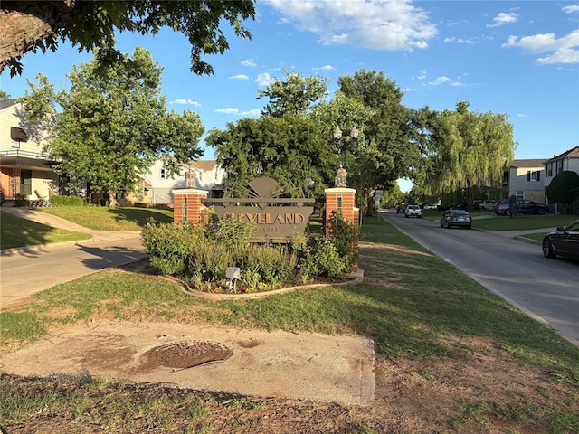 2508 N Cummings Dr, Oklahoma City, OK 73107 - community sign with a residential view