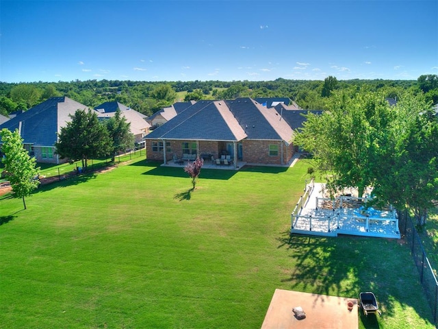 10716 Quail Reserve Rd, Oklahoma City, OK 73173 - view from above of property