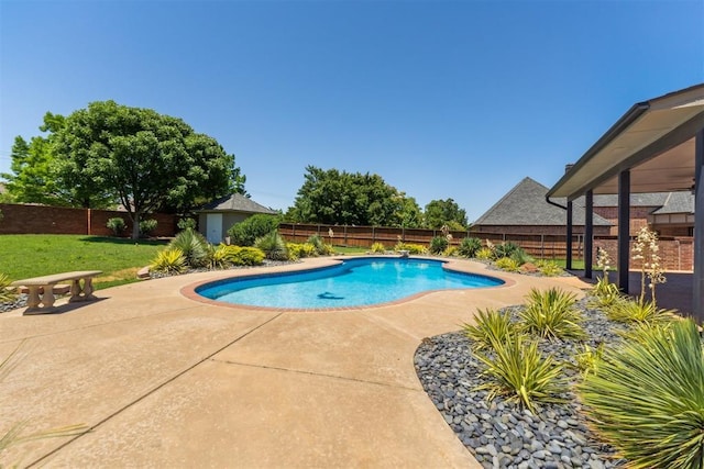 18617 Wolf Creek Dr, Edmond, OK 73012 - view of pool with a patio