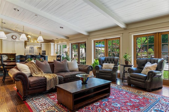 6638 Avondale Dr, Nichols Hills, OK 73116 - living area featuring wood finished floors