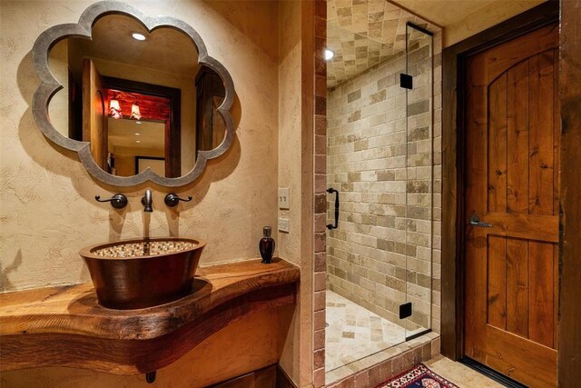 6638 Avondale Dr, Nichols Hills, OK 73116 - bathroom with a shower stall and vanity