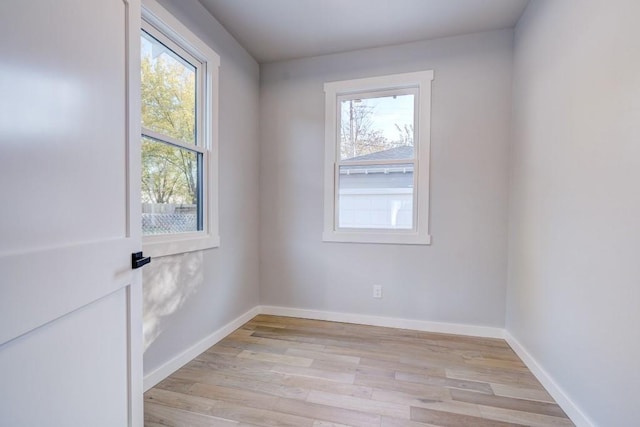 108 NW 25th St, Oklahoma City, OK 73103 - empty room featuring light wood-type flooring and baseboards
