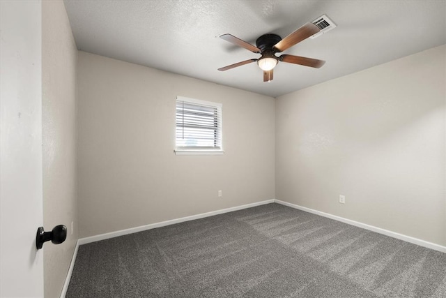 7 Concord Blvd, Shawnee, OK 74804 - spare room with ceiling fan, carpet floors, and baseboards