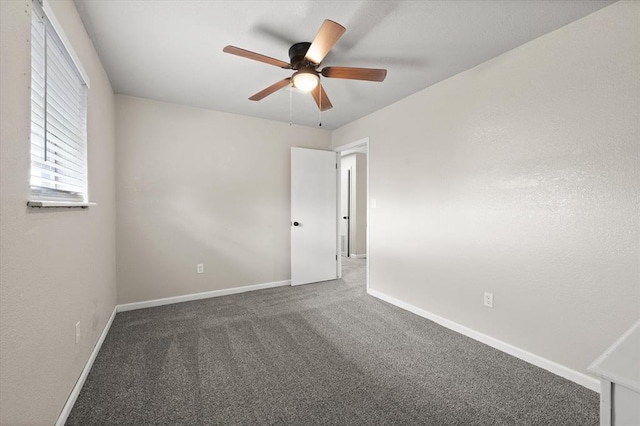 7 Concord Blvd, Shawnee, OK 74804 - unfurnished room with ceiling fan, carpet floors, and baseboards