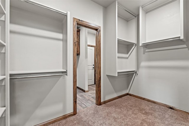 2414 Black Jack Way, Blanchard, OK 73010 - walk in closet featuring carpet floors