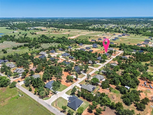 2414 Black Jack Way, Blanchard, OK 73010 - aerial view of property's location