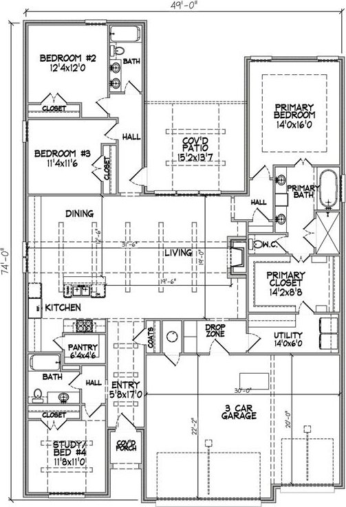 10713 NW 154th St, Oklahoma City, OK 73078 - property floor plan