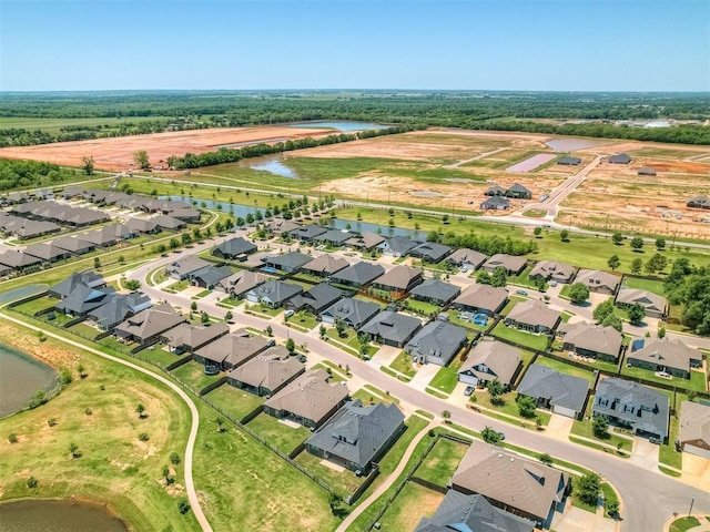 16112 Buffalo Dr, Oklahoma City, OK 73170 - view of property location featuring a large body of water and nearby suburban area