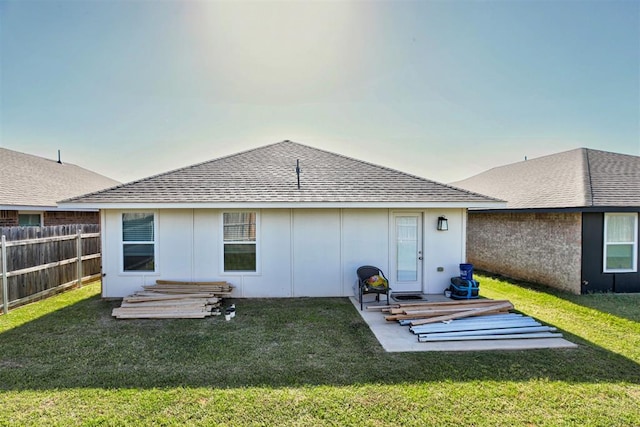 1301 Harvest Trl, Yukon, OK 73099 - back of property with a shingled roof