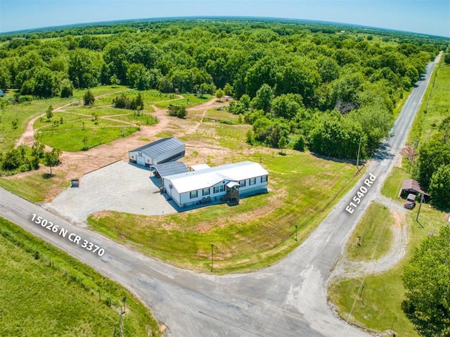 15026 N County Road 3370th Rd, Stratford, OK 74872 - view of subject property with a forest