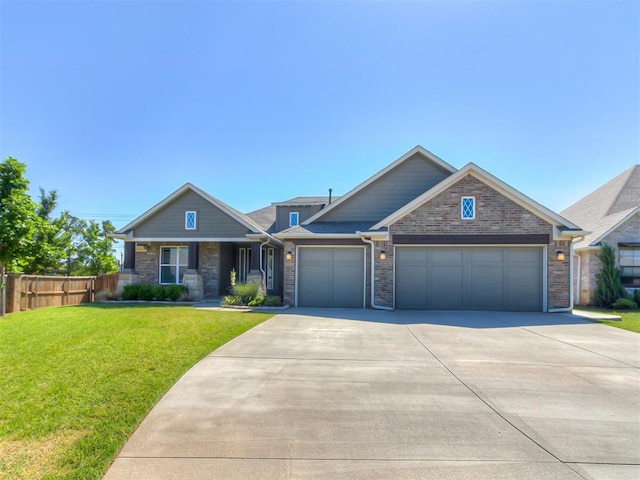 18612 Diego Pl, Edmond, OK 73012 - view of front of house featuring an attached garage and concrete driveway