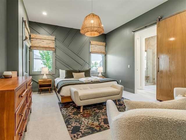 80 Pistache Ln, Carlton Landing, OK 74432 - bedroom featuring light colored carpet, multiple windows, and baseboards