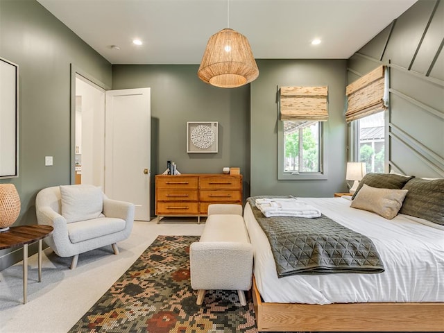 80 Pistache Ln, Carlton Landing, OK 74432 - bedroom featuring light colored carpet and recessed lighting