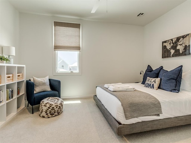 80 Pistache Ln, Carlton Landing, OK 74432 - bedroom featuring carpet and ceiling fan
