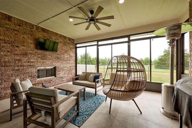 5804 NW 159th St, Edmond, OK 73013 - sunroom / solarium with plenty of natural light