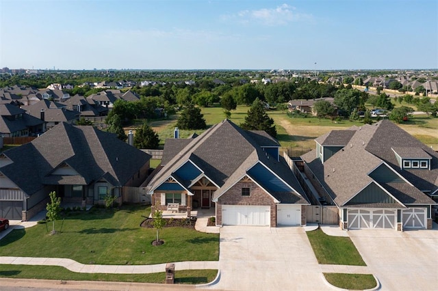 5804 NW 159th St, Edmond, OK 73013 - aerial perspective of suburban area