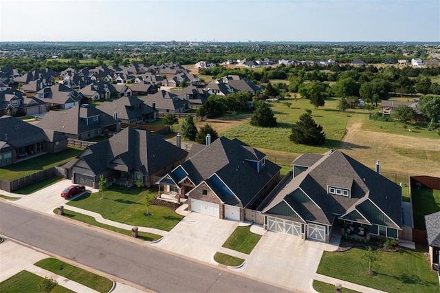 5804 NW 159th St, Edmond, OK 73013 - aerial perspective of suburban area