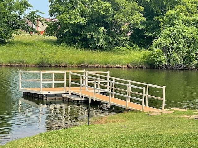9520 SW 24th Ter, Oklahoma City, OK 73128 - dock with a water view