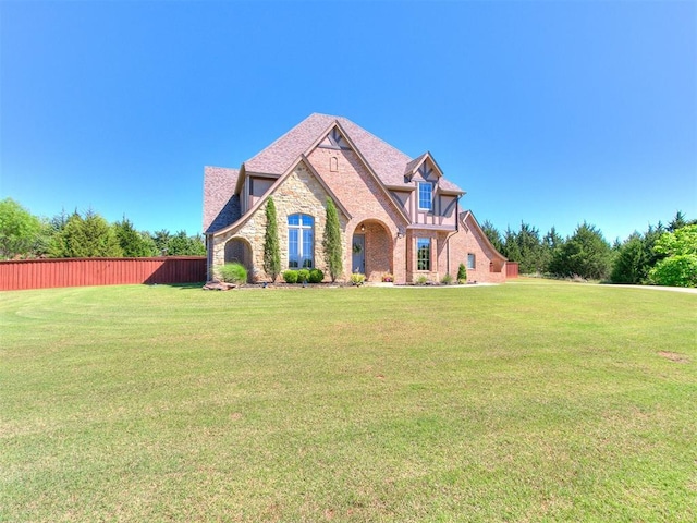 14210 Jack Rabbit Trl, Arcadia, OK 73007 - tudor home with stone siding