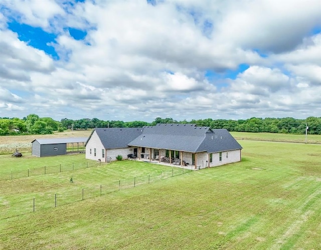 9027 Ns 3500th Rd, Prague, OK 74864 - overview of rural landscape