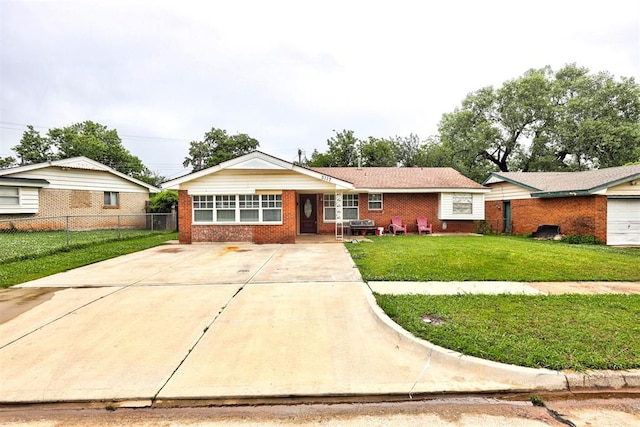 3117 Lazy Ln, Del City, OK 73115 - single story home featuring brick siding and concrete driveway