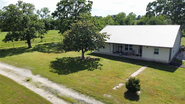 36797 N 56th Hwy, Okemah, OK 74859 - view of front of property with driveway and metal roof