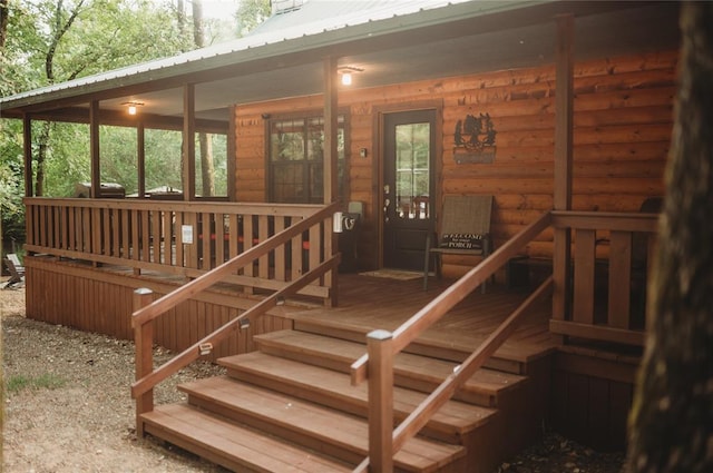 173 Alexis Ln, Broken Bow, OK 74728 - view of wooden terrace