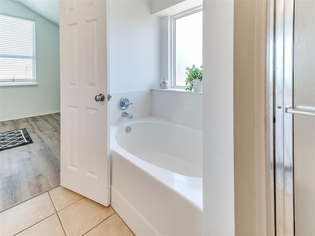 16020 Panther Way, Edmond, OK 73013 - full bathroom with a bath and tile patterned flooring
