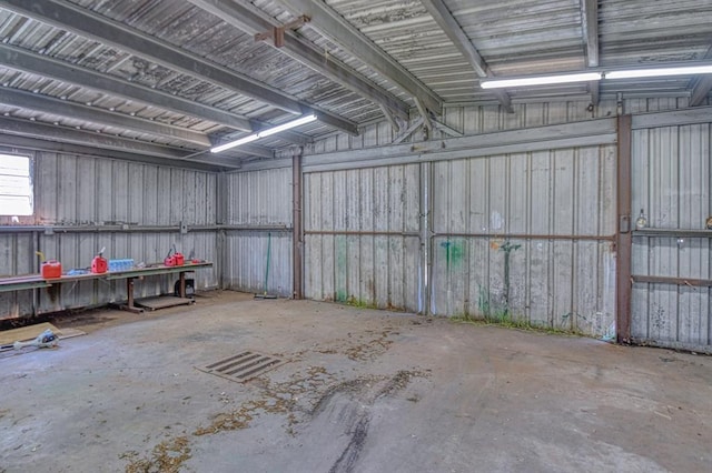 1110 Lollar Dr, Maysville, OK 73057 - view of garage