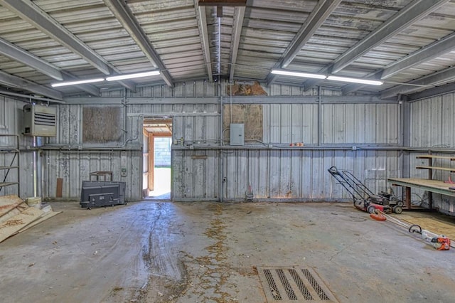 1110 Lollar Dr, Maysville, OK 73057 - garage with a heating unit