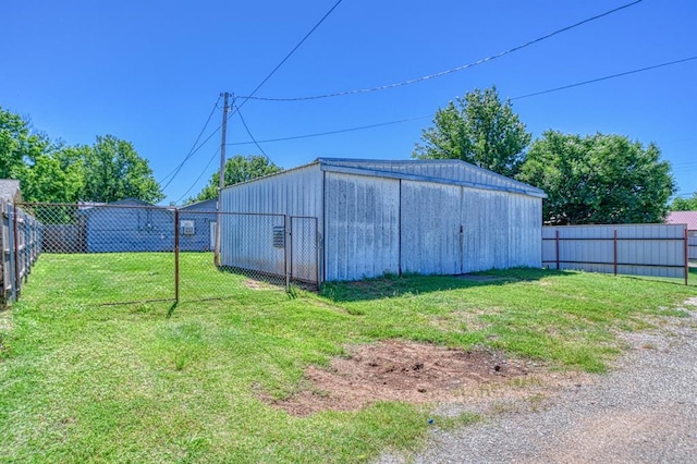 1110 Lollar Dr, Maysville, OK 73057 - view of pole building
