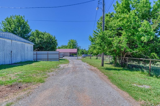 1110 Lollar Dr, Maysville, OK 73057 - view of dirt / gravel road