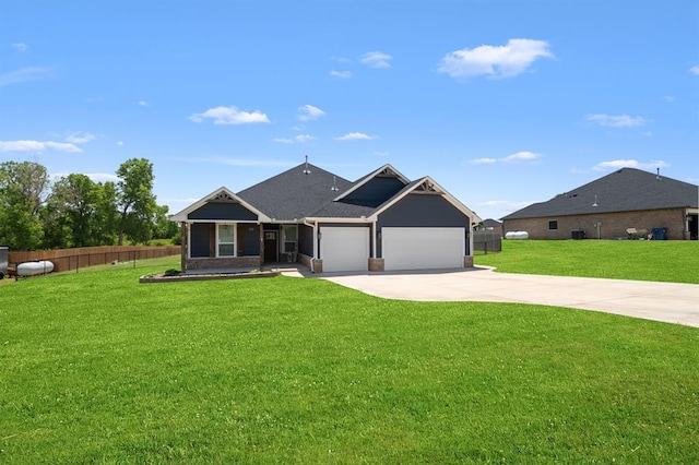 2382 County Road 1262, Blanchard, OK 73010 - view of front of house with driveway and an attached garage