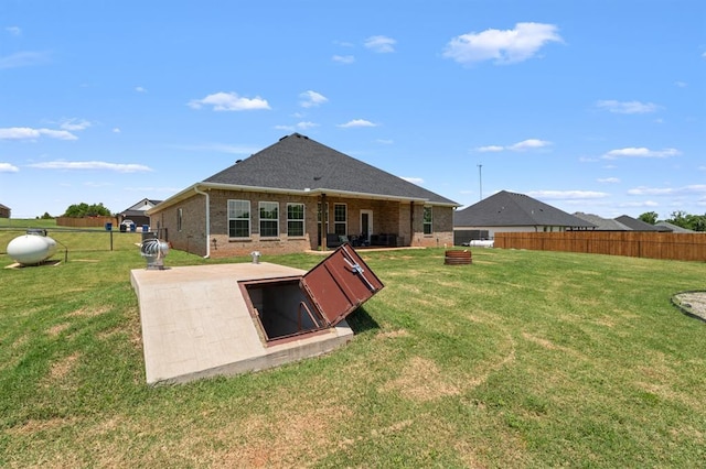 2382 County Road 1262, Blanchard, OK 73010 - rear view of property with brick siding
