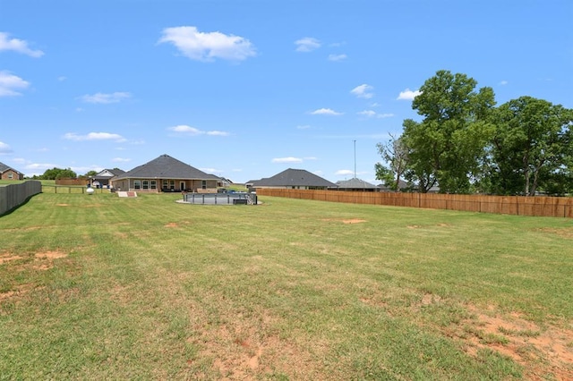 2382 County Road 1262, Blanchard, OK 73010 - view of yard featuring a swimming pool