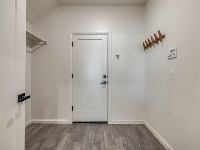 2257 Preserve Edge Dr, Edmond, OK 73034 - walk in closet with wood finished floors