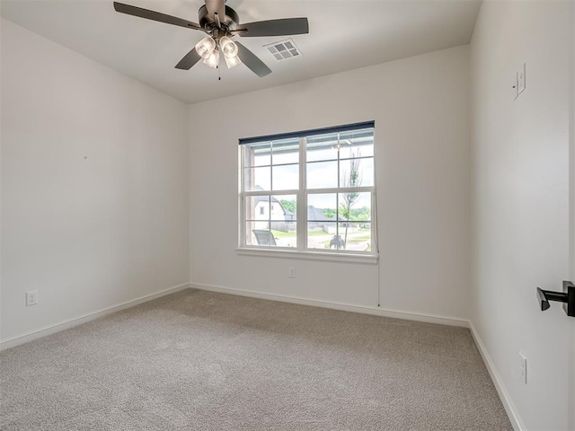 2257 Preserve Edge Dr, Edmond, OK 73034 - empty room featuring ceiling fan, carpet, and baseboards