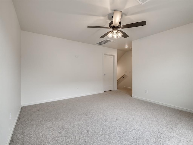 2257 Preserve Edge Dr, Edmond, OK 73034 - unfurnished room featuring light carpet, ceiling fan, and baseboards