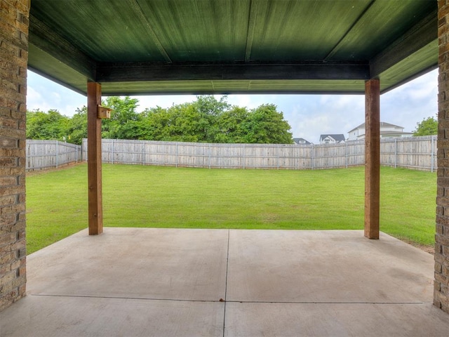 2257 Preserve Edge Dr, Edmond, OK 73034 - view of yard with a patio area