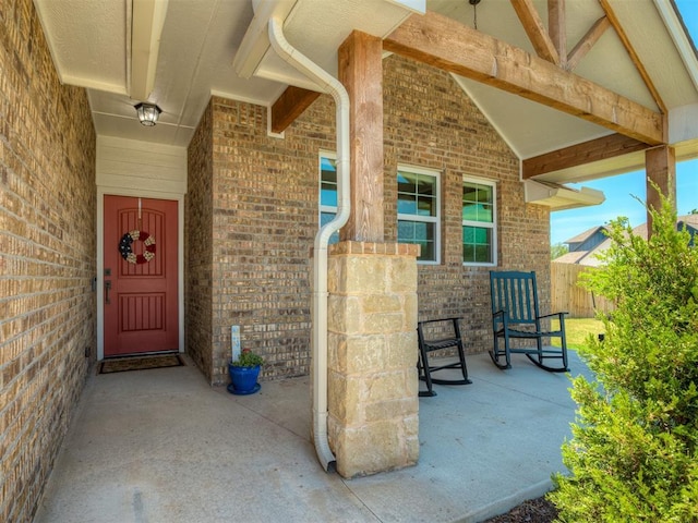 11052 NW 21st St, Yukon, OK 73099 - entrance to property featuring brick siding