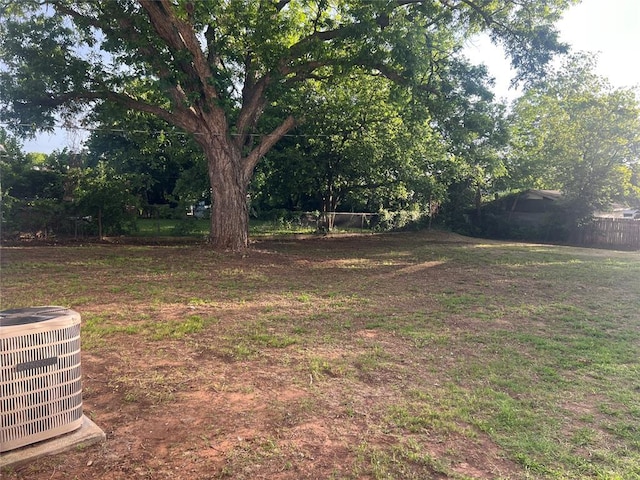 414 N 1st St, Tecumseh, OK 74873 - view of yard with central air condition unit