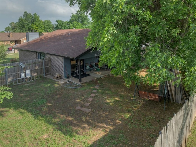 3501 Necia St, Moore, OK 73160 - view of yard with a patio area